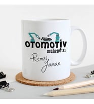 Otomotiv Mühendislerine Özel Kupa Bardak