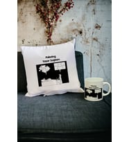 Psikolog Kupa Bardak ve Yastık Set 001 (Beyaz)