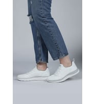 Jump 29920 Kadın Bağcıksız Sneaker Ayakkabı (Beyaz)