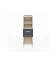 Kronos Dolap 2 Raflı 2 Çekmeceli 44x59x134 Aytaşı-Antrasit