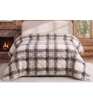 Merinos Loft Yorgan 195X215 Volante Gri