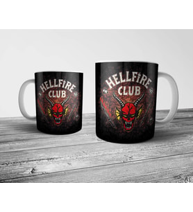 Pixxa Stranger Things - Hellfire Club Kupa Bardak Model 2
