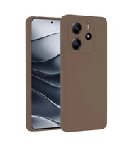 Xiaomi Redmi Note 14 4g Kılıf First Silikon - Kahverengi