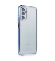 Samsung Galaxy M23 Kılıf Razer Lensli Silikon - Açık Mavi