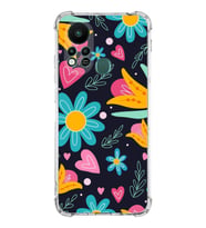 PrintiFy İnfinix Hot 11s Uyumlu Retro Color 1 Baskılı Şeffaf Köşe Korumalı Antişok Kılıf
