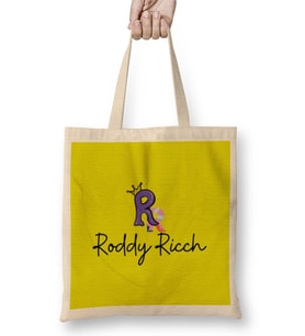 Roddy Ricch Logo Bez Çanta Uzun Saplı