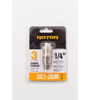 SE1-2SM Kompresör Bağlantı Konnektörü 1/4" ROTOR (Gümüş)