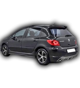 Peugeot 307 Yan Marşpiyel Seti Plastik Mat Siyah 2001-2009