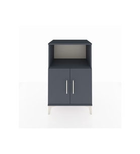 Hyperion Komodin 2 Raflı 2 Kapaklı 60x44x96 Antrasit-Antrasit
