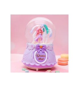 Unicorn  Büyük Boy Kar Küresi Işıklı, Müzikli, Püskürtmeli Küre
