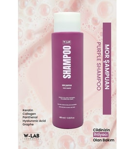 W-Lab Kozmetik Mor Şampuan 400 Ml