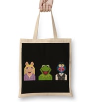 The Muppet Kermit Miss Piggy And Gonzo The Muppets Pixel Bez Çanta Uzun Saplı