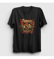 Presmono Unisex Siyah Arms Sabaton T-Shirt 108433tt