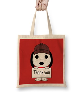 Thank You Snoopy Bez Çanta Uzun Saplı