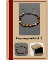 Kaplan Gözü ve Hematit Taş Bileklik