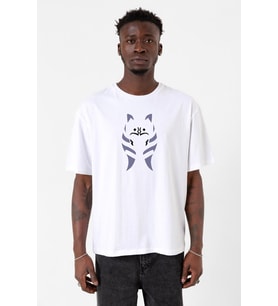 Ahsoka Tano Minimal Beyaz Erkek Oversize Tshirt