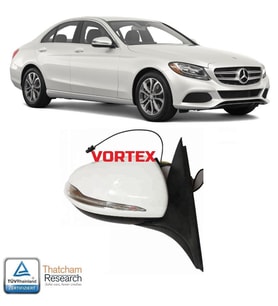 Mercedes-Benz C Serisi W205 2014 ve Sonrası Sağ Dış Dikiz Aynası Isıtmalı Katlanır