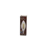 LEDOLET  4W=45W - E14   MUM  FLAMENT LED RUSTİK AMPUL  400LUMEN - 3000K   KIRILMAZ GÖVDE (4767)