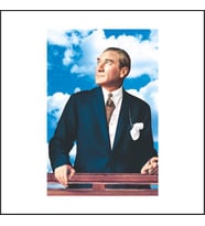 Atatürk Posteri - 2-400x600 cm
