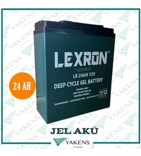 24 Ah Jel Akü Lexron