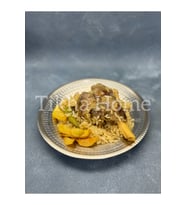 Paslanmaz Çelik Dövme Desenli Yassı Yemek Tabağı Seti 23cm, 6'lı