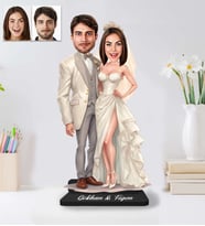 Kişiye Özel Gelin Dağmat Retro Model Ahşap Biblo-42