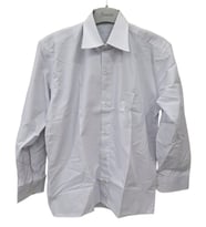 Gri Cepli Uzun Kollu S/M Beden Slim Fit Düz Desensiz Sade Resmi Erkek Gömlek