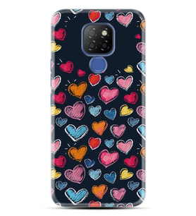 GM9 Pro Kılıf HD Resim Baskılı Boyama Kalpler StKd -019