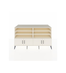 Kronos Konsol 6 Raflı 4 Kapaklı 176x59x99 Aytaşı-Aytaşı/Çam