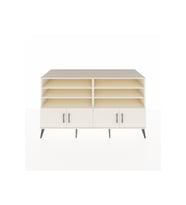 Kronos Konsol 6 Raflı 4 Kapaklı 176x59x99 Aytaşı-Aytaşı/Çam
