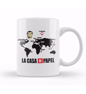 La Casa de Papel Kupa Bardak Porselen