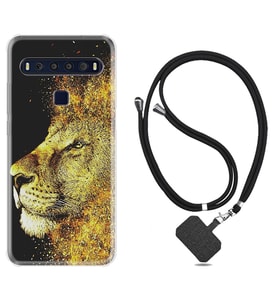 TCL 10L 10 Plus 10SE 20E 20SE 30 L7 Kılıf Boyun Askılı Silikon Leon 1323