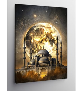 Kanvas Tablo Cami Manzarası