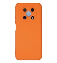 Mey İthalat® Huawei Nova Y90 Kılıf Nano içi Kadife Silikon - Turuncu
