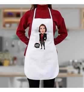 Kişiye Özel Harika Kadın Karikatürlü Mutfak Önlüğü