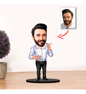 Kisiye Özel Karikatür Erkek BABA Biblo MODEL1