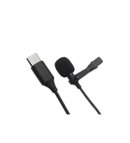 2 Metre Double Mikrofon - Siyah