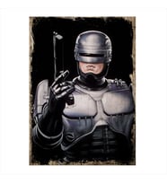 Robocop Art Mdf Tablo