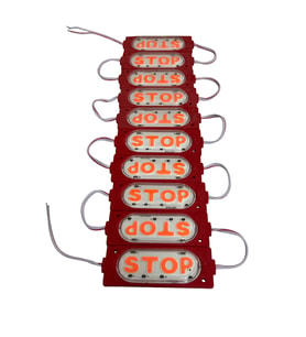 Vitrin tezgah mağza ürün gösteri STOP kırmızı Akvaryum Mutfak Dolap Ayna Modül COB LED Aydınlatma Işık 90x35mm 6W DC 12V
