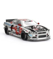Model Araç x KaidoHouse 1/64 Nissan Skyline GT-R (R34) Kaido Star Racing V1