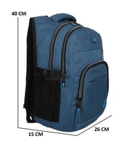 Konfores 1969-2238 Unisex Anatomik Yarasa Sırt Okul Çantası (Mavi)