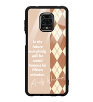 Xiaomi Redmi Note 9 Pro Uyumlu Andy Ekose Tasarımlı Glossy Telefon Kılıfı
