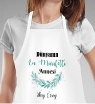 Kişiye Özel Anneler Günü Temalı Mutfak Önlüğü