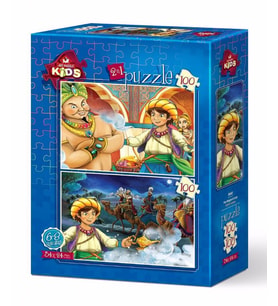 Art Puzzle Sihirli Lamba 2x100 Parça Erkek Çocuk Yapboz