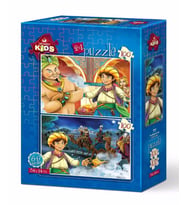 Art Puzzle Sihirli Lamba 2x100 Parça Erkek Çocuk Yapboz