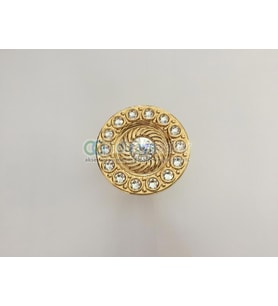 Swarovski Taşlı Tekli Midi Altın