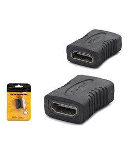 Hadron HDX1263 HDMI (F) - HDMI (F) Ek Adaptörü - Siyah