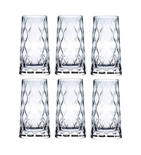 420955 Leafy Su & Meşrubat Bardağı 450cc, 6'lı Set, şık ve kullanışlı
