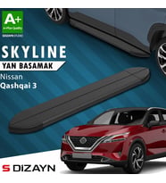 S-Dizayn Nissan Qashqai 3 Skyline Siyah Yan Basamak 173 Cm 2021 Üzeri A+ Kalite