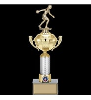 ODAK KUPA - Figürlü Kupalar - Bowling Kadın Figürlü Kupalar FG-058 C - 40 cm